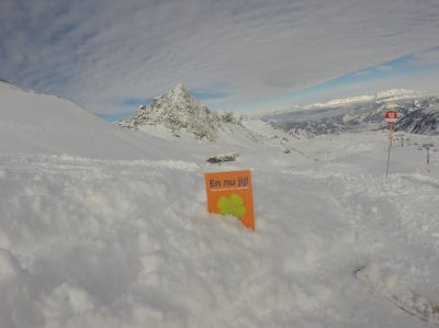 En nu jij in de sneeuw